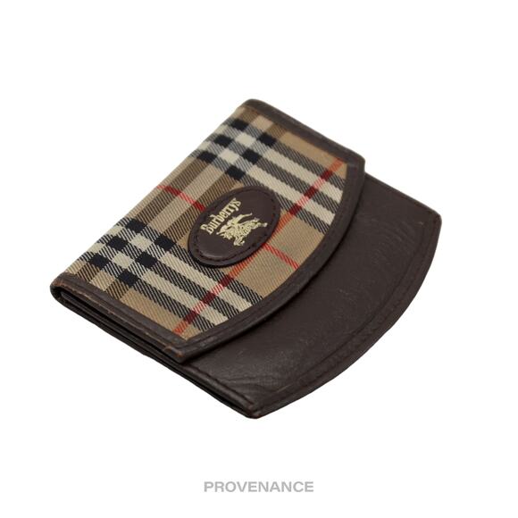 🔴 Burberry Snap Coin Wallet - Nova Check - Picture 4 of 7